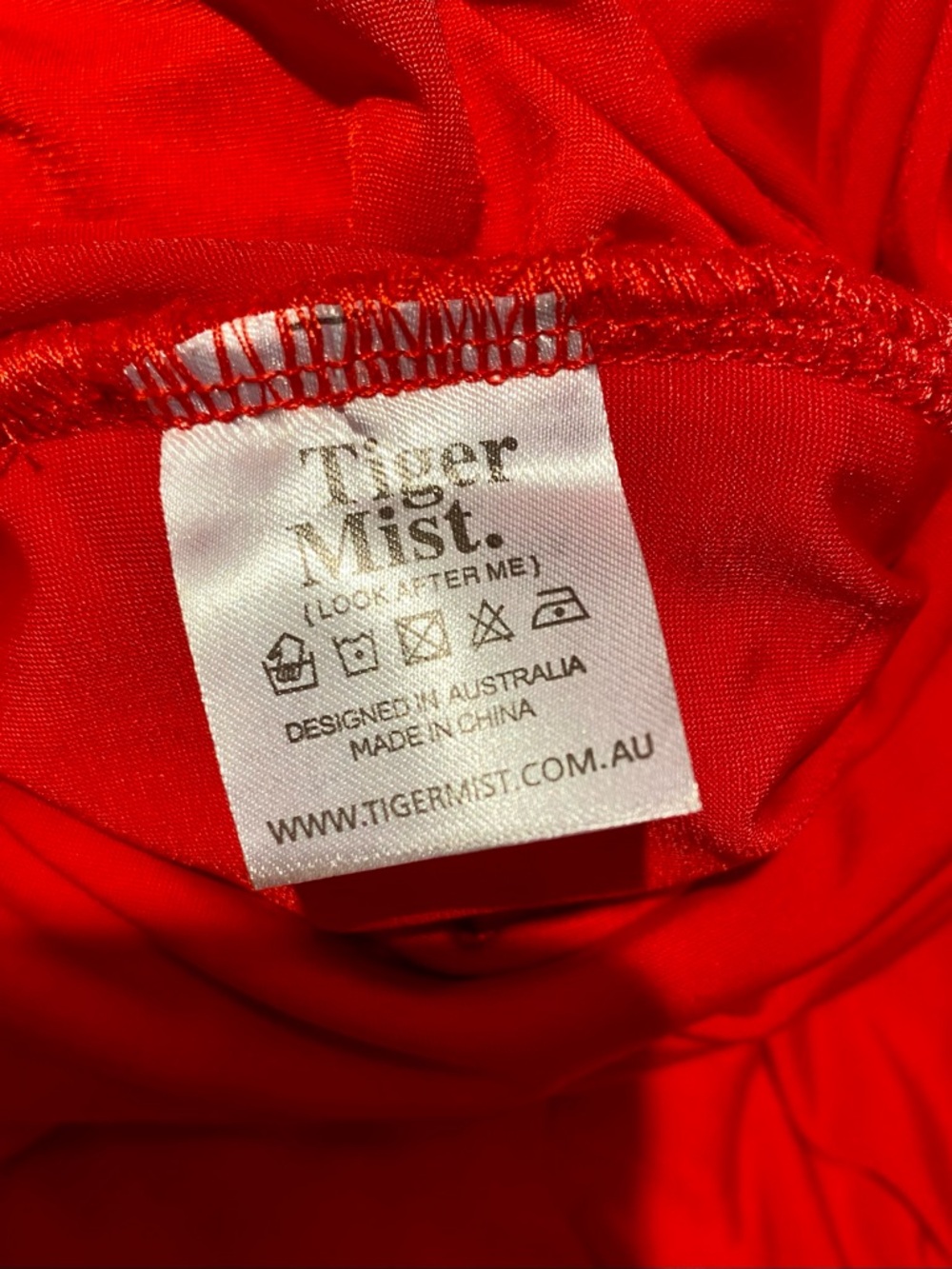 Tiger Mist Luca Dress, Red, Size Small NWT - Picture 6 of 8